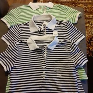 Lot of 3 New Mens Gap polo shirts size M